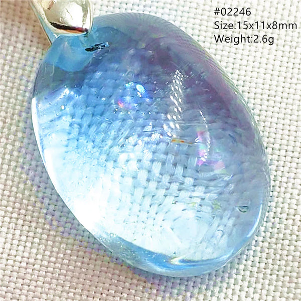 Blue Topaz Crystal Pendant-ToShay.org