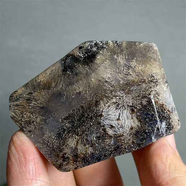 Black Rutilated Hair Raw Quartz-ToShay.org