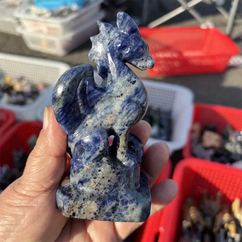 Blue Sodalite Dragon-ToShay.org
