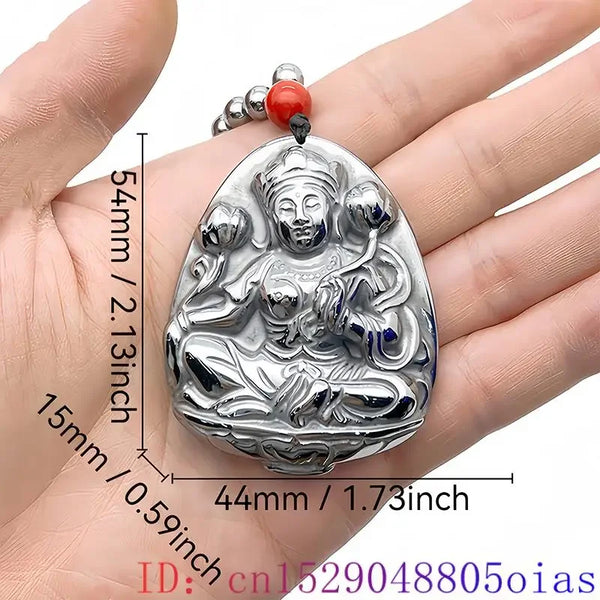 Silver Terahertz Tiger Pendant-ToShay.org