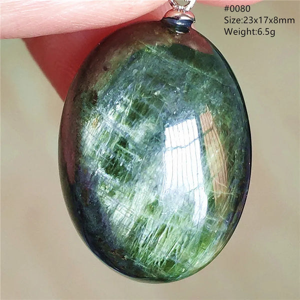 Green Diopside Pendant-ToShay.org