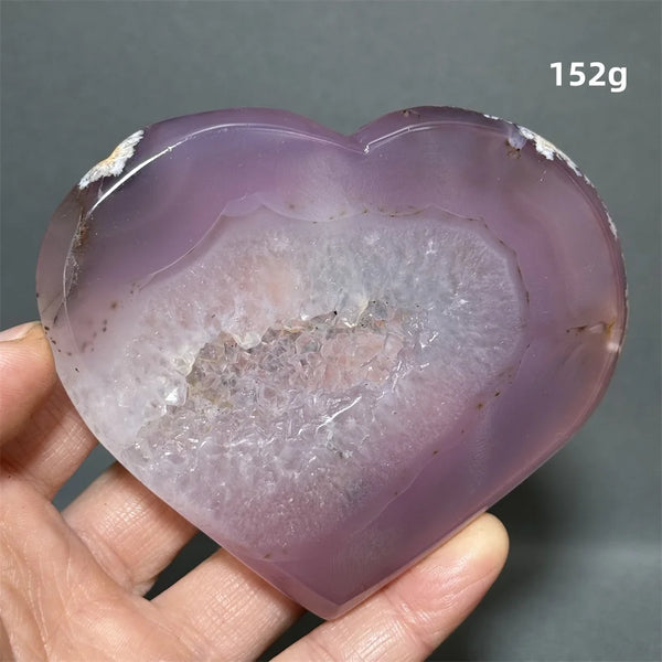 Purple Agate Heart-ToShay.org