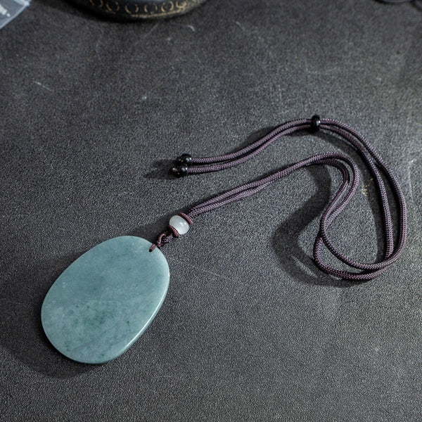 Blue Jade Dragon Pendant-ToShay.org
