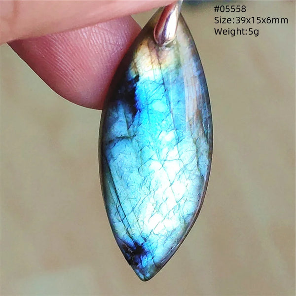 Blue Light Labradorite Pendant-ToShay.org