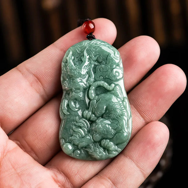 Green Jade Dragon Tiger-ToShay.org