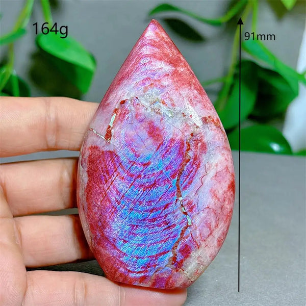 Red Moonstone Crystal Flame-ToShay.org