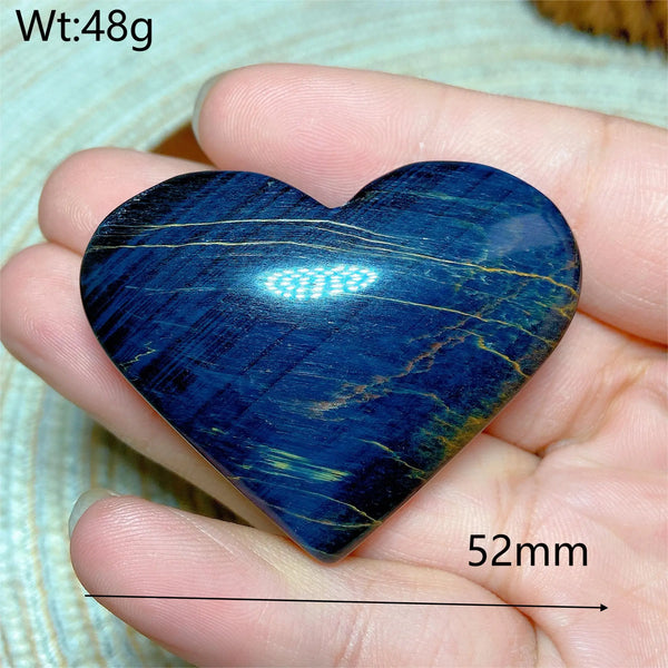 Blue Tiger Eye Heart-ToShay.org