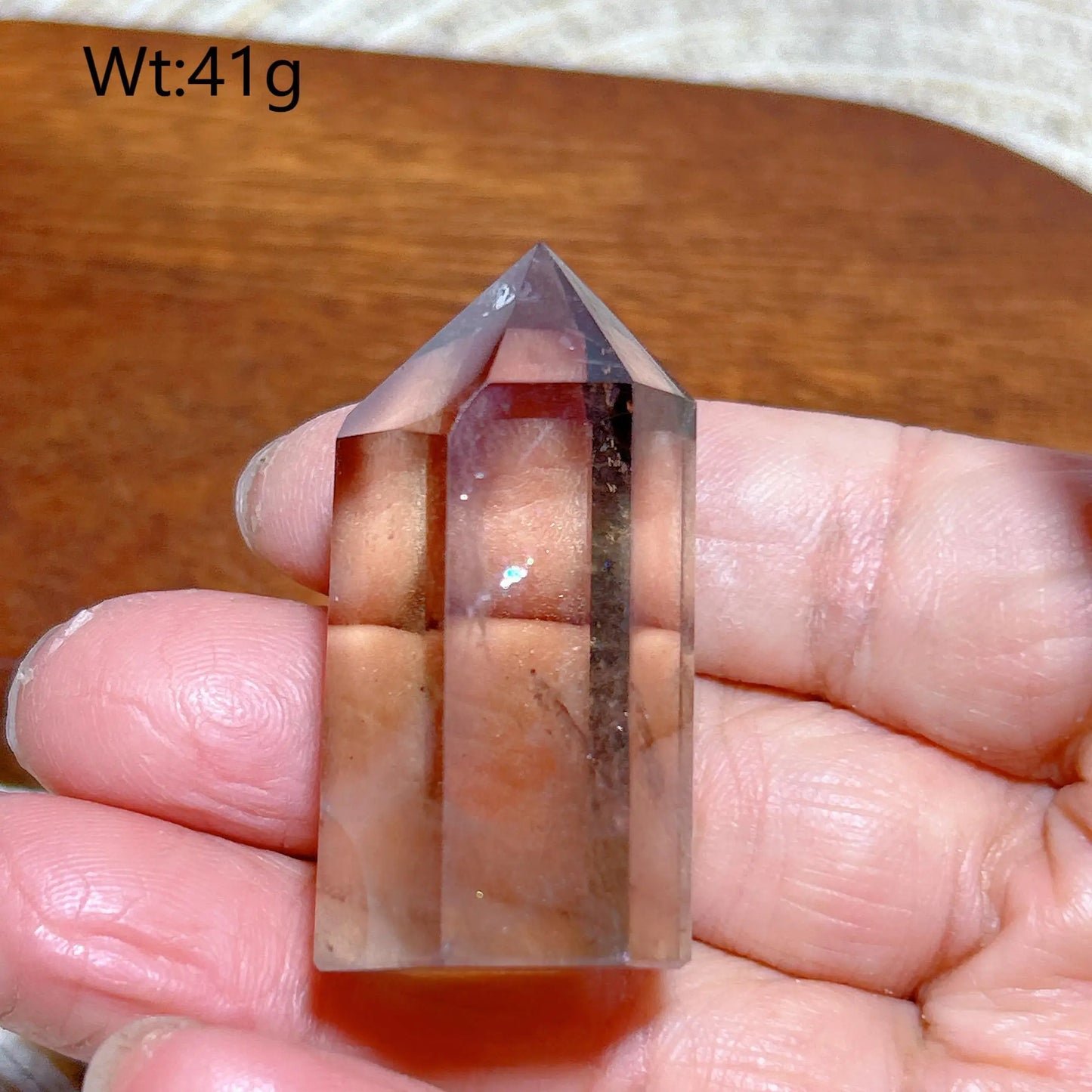 Smokey Rainbow Quartz Point-ToShay.org