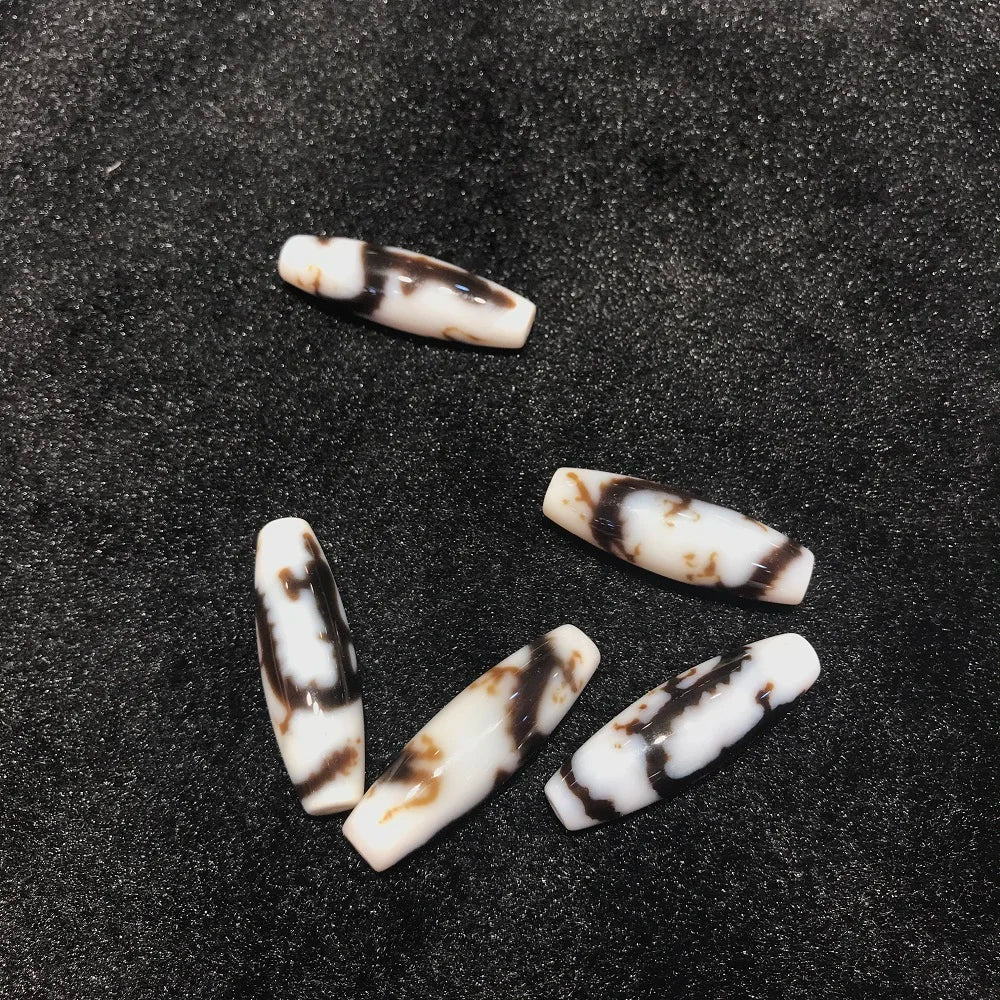 Tibetan Agate Dzi Beads-ToShay.org