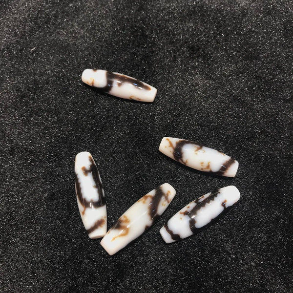 Tibetan Agate Dzi Beads-ToShay.org