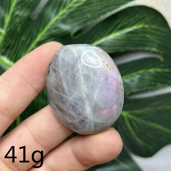Purple Labradorite Palm Stone-ToShay.org