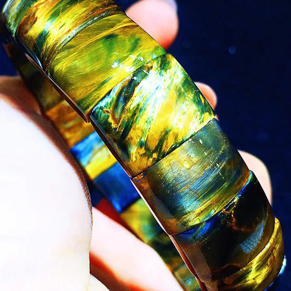 Yellow Pietersite Bracelet-ToShay.org