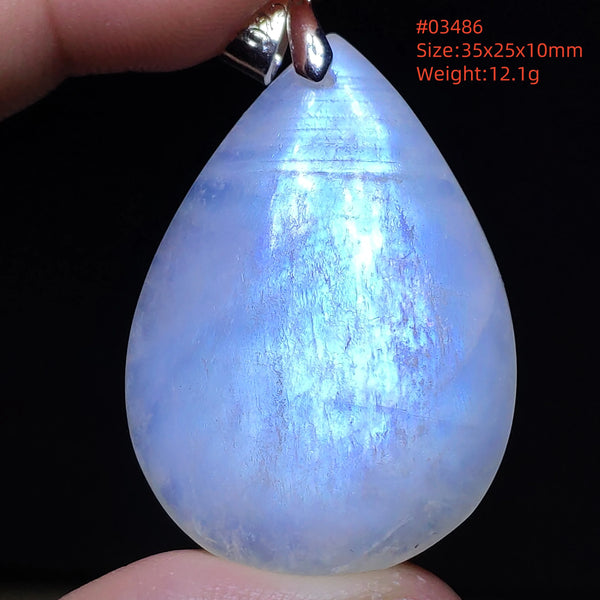 Blue Light Moonstone Pendant-ToShay.org