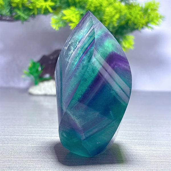 Rainbow Fluorite Flame-ToShay.org