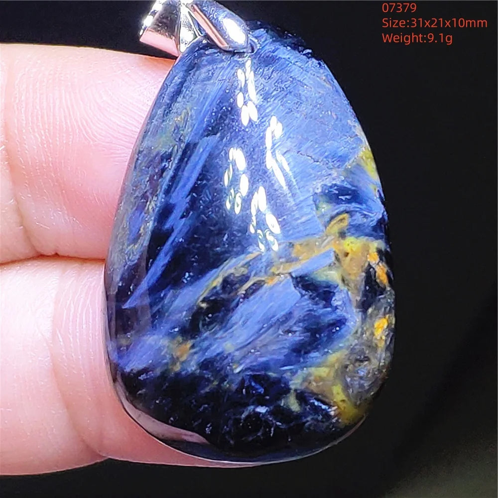 Blue Pietersite Pendant-ToShay.org