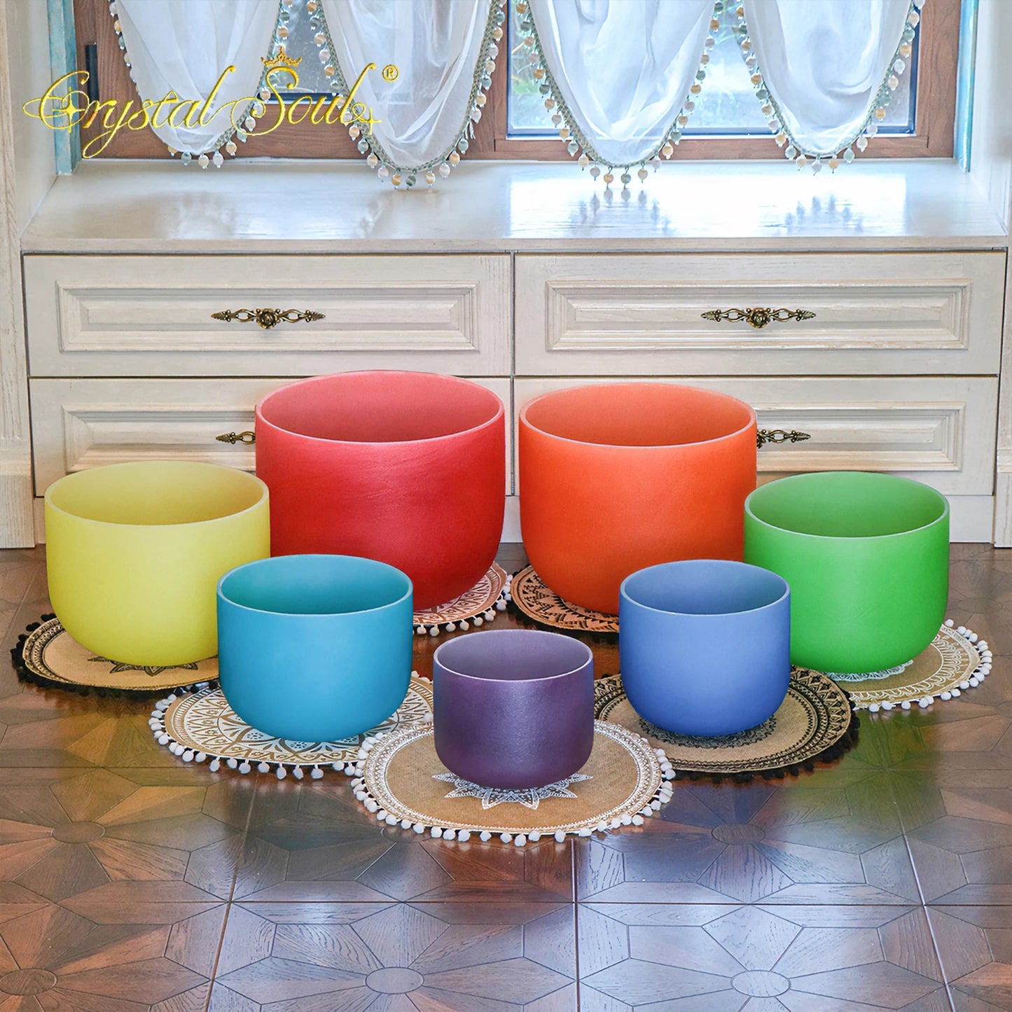 Chakra Crystal Singing Bowls-ToShay.org
