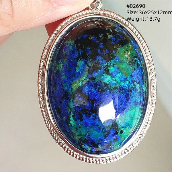 Blue Azurite Pendant-ToShay.org