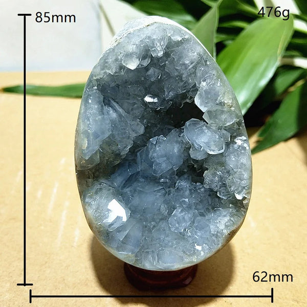 Blue Celestine Crystal Geode-ToShay.org