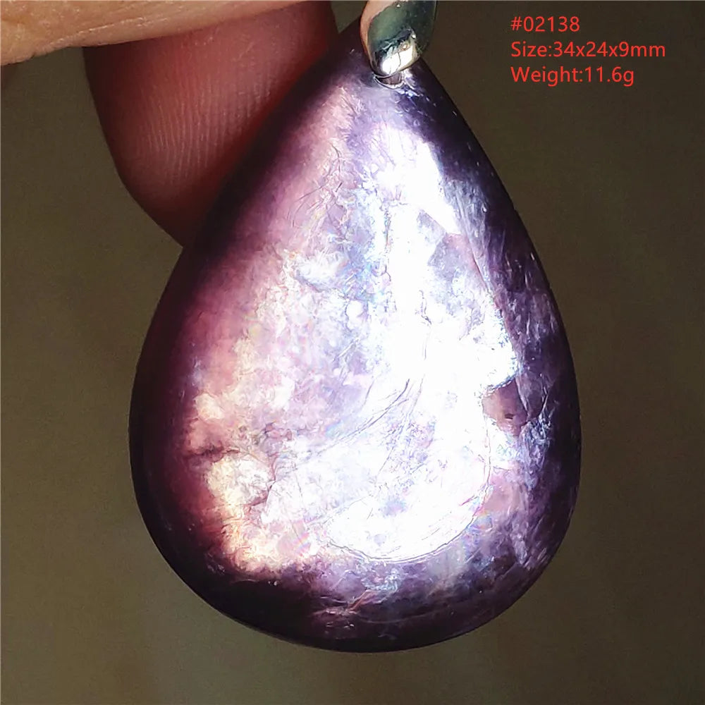 Purple Lepidolite Pendant-ToShay.org