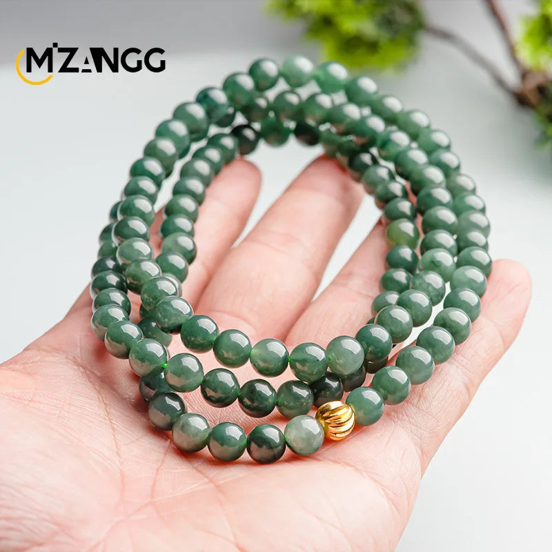 Green Jadeite Necklace-ToShay.org