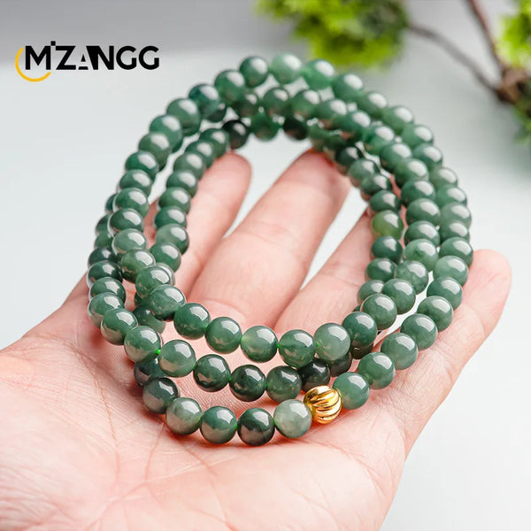 Green Jadeite Necklace-ToShay.org