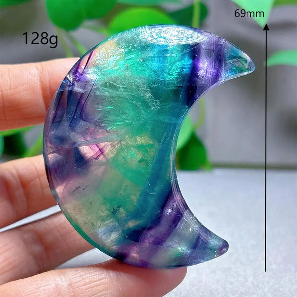 Rainbow Fluorite Moon-ToShay.org