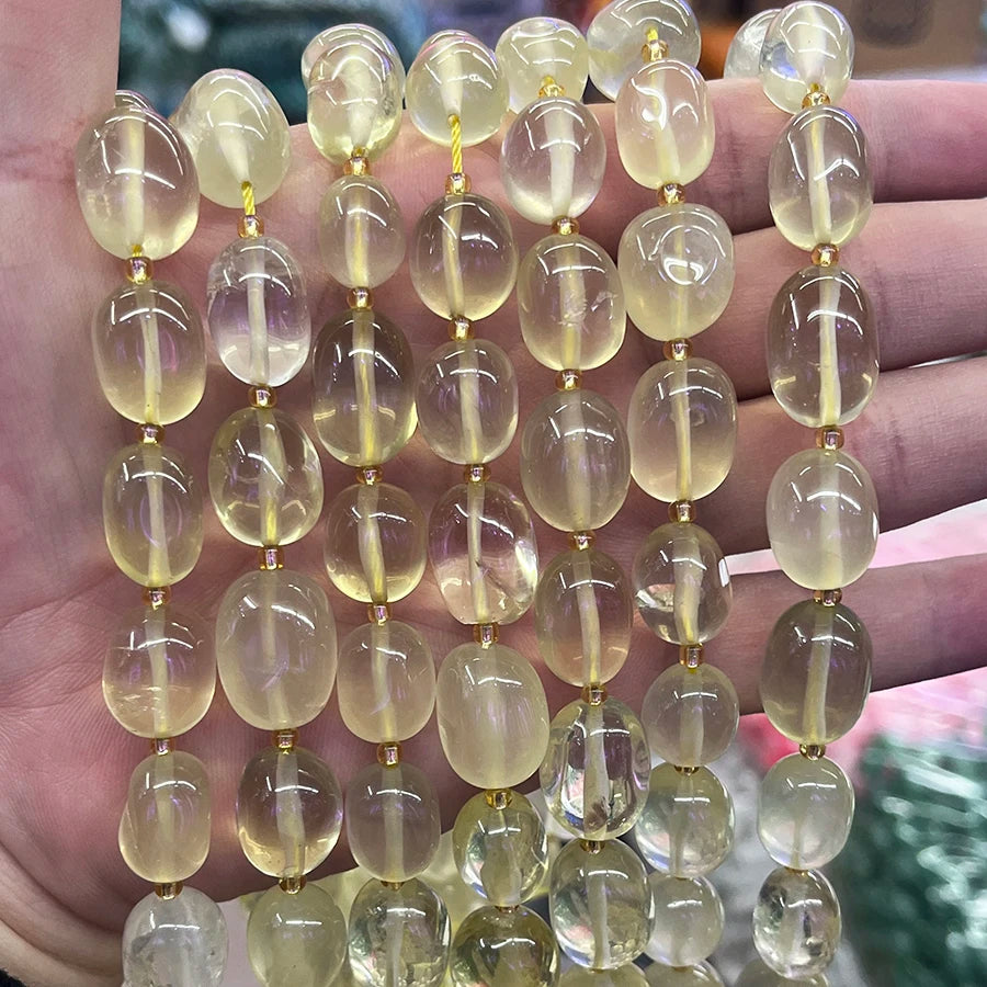 Yellow Lemon Crystal Beads-ToShay.org