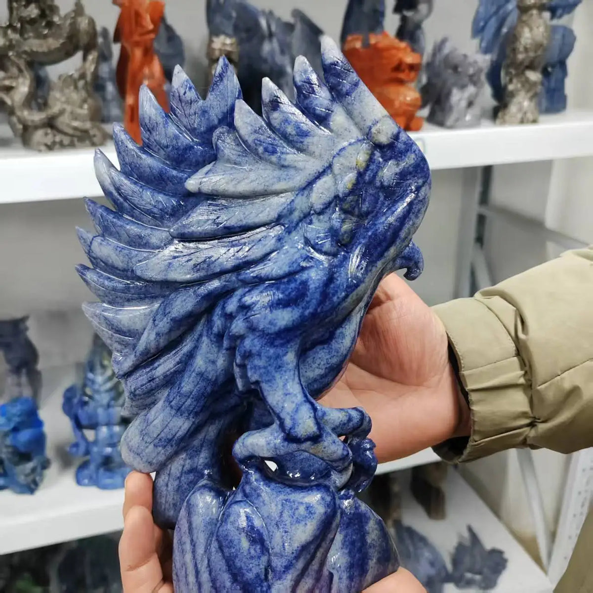 Blue Lapis Lazuli Eagle-ToShay.org