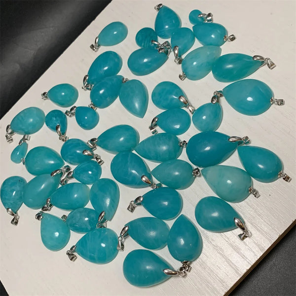 Blue Amazonite Pendants-ToShay.org