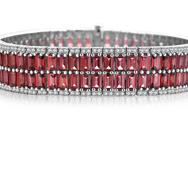 Red Garnet Bracelet-ToShay.org
