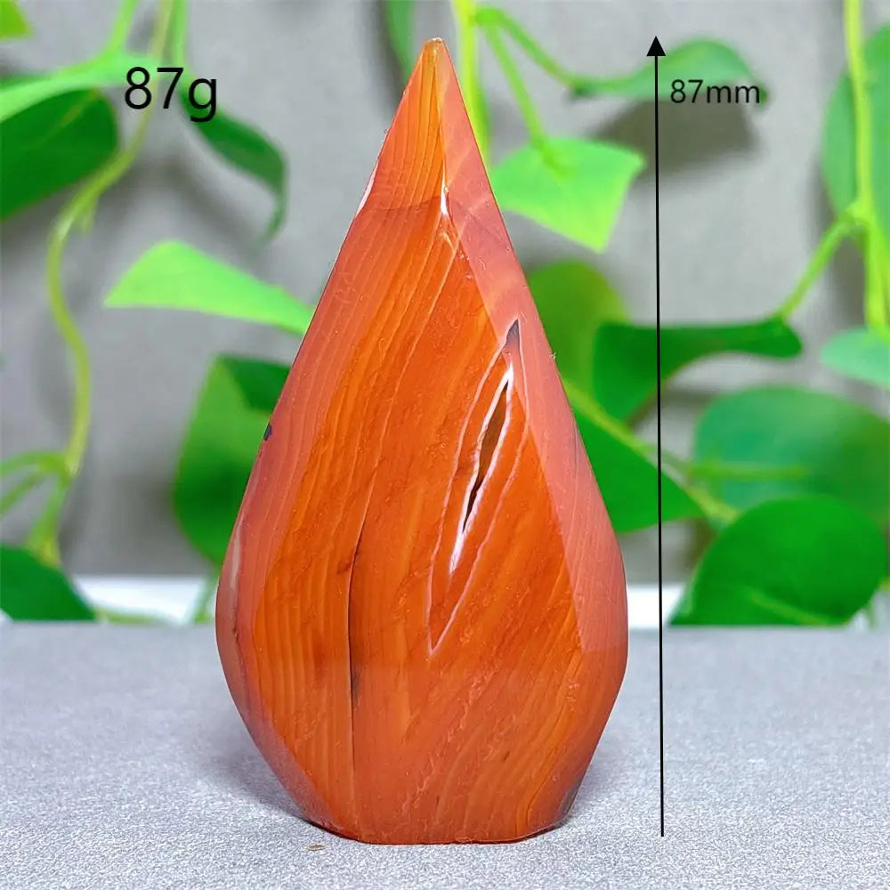 Orange Carnelian Quartz Flame-ToShay.org
