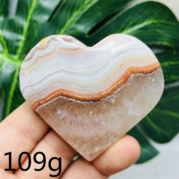 Purple Agate Amethyst Heart-ToShay.org