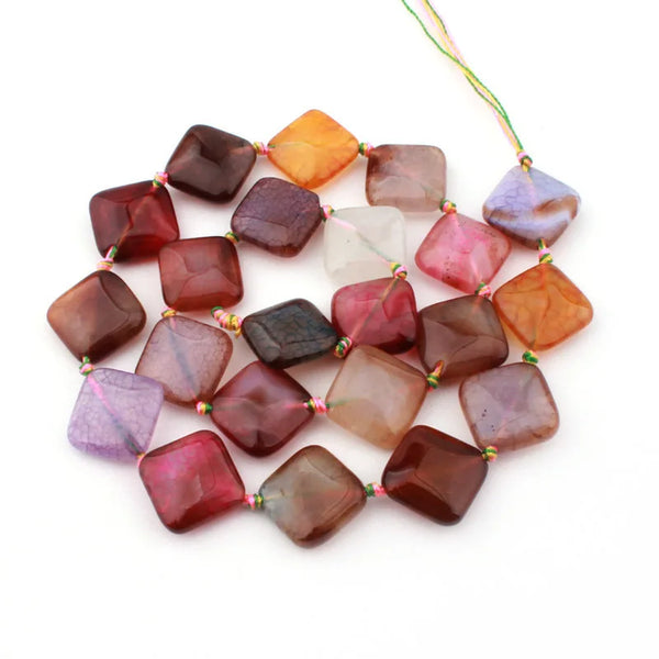 Mixed Cracked Agate Beads-ToShay.org