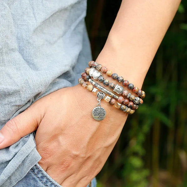 Mixed Crystal Mala Bracelets-ToShay.org