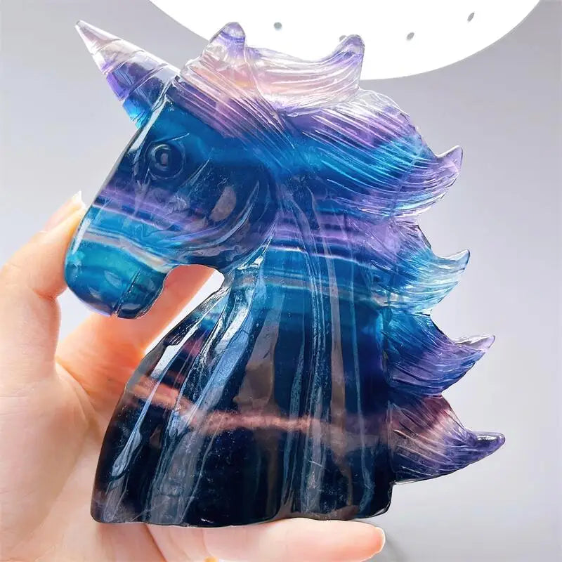 Rainbow Fluorite Unicorn-ToShay.org