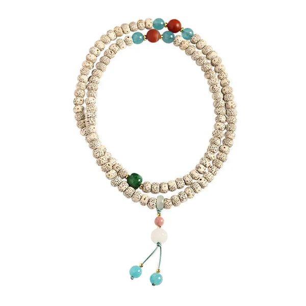 White Star Moon Padauk Beads-ToShay.org