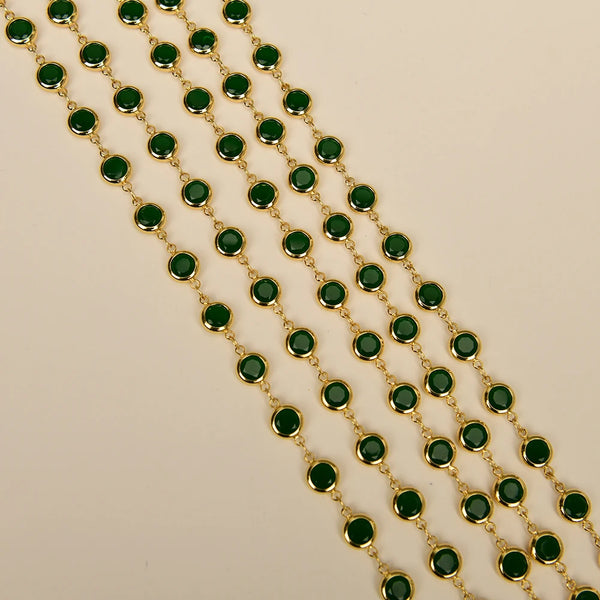 Green Crystal Neck Chain-ToShay.org
