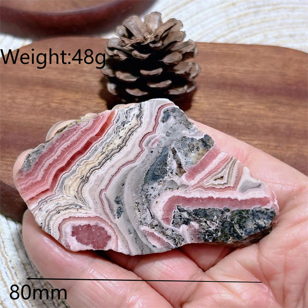 Pink Rhodochrosite Slab-ToShay.org