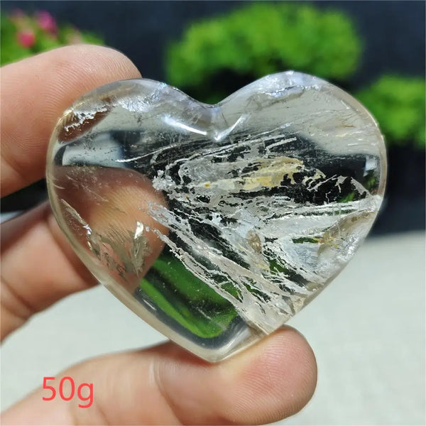 Clear Crystal Heart-ToShay.org
