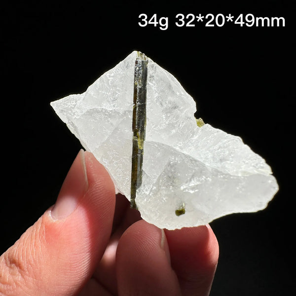 Green Tourmaline Crystal-ToShay.org