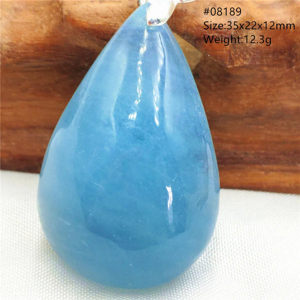 Blue Aquamarine Pendant-ToShay.org