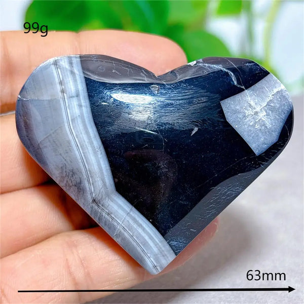 Black Agate Heart-ToShay.org
