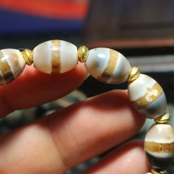 Tibetan Agate DZi Bead-ToShay.org