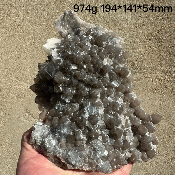 Smokey Quartz Fluorite Crystal-ToShay.org