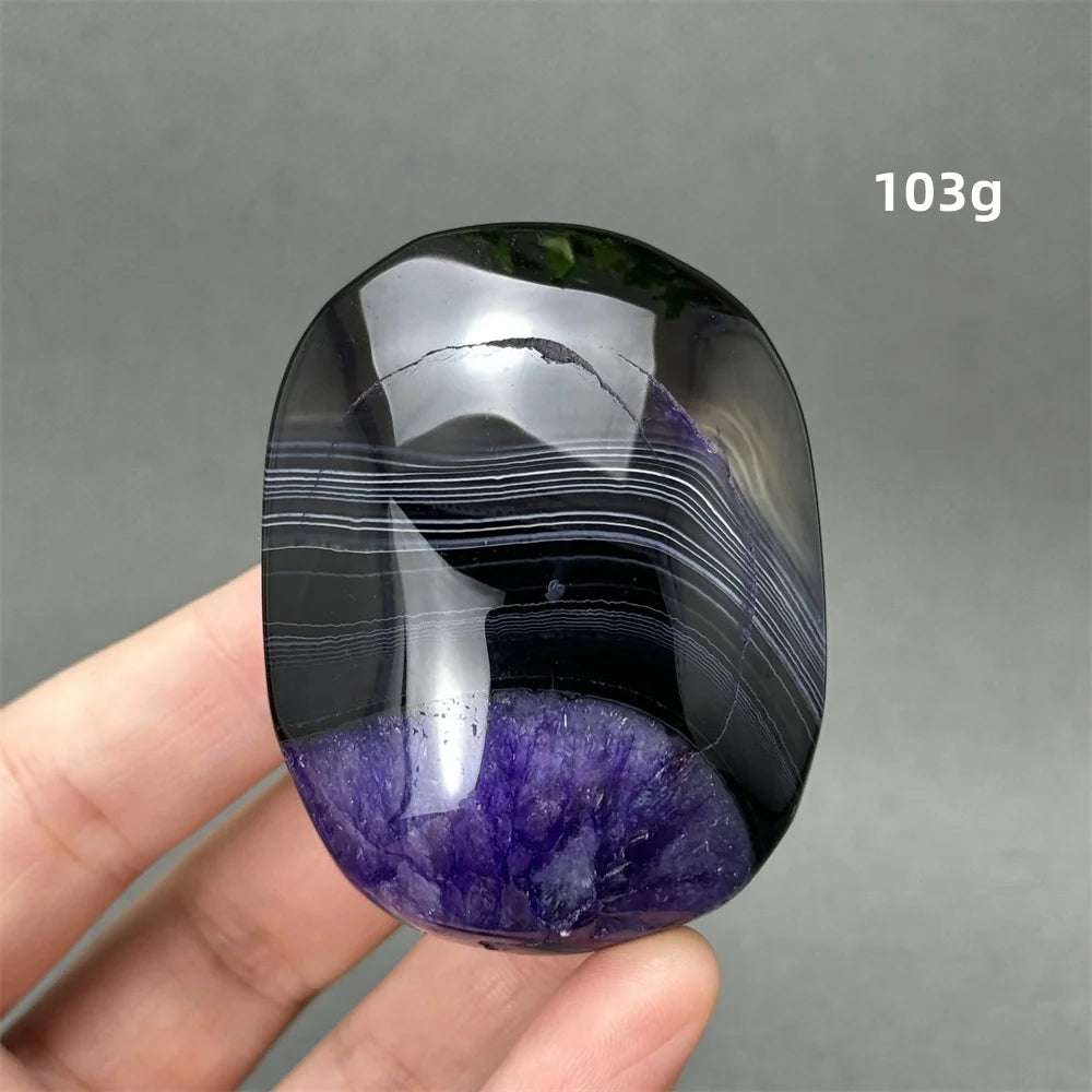Purple Black Amethyst Agate-ToShay.org