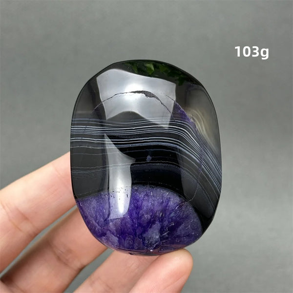 Purple Black Amethyst Agate-ToShay.org