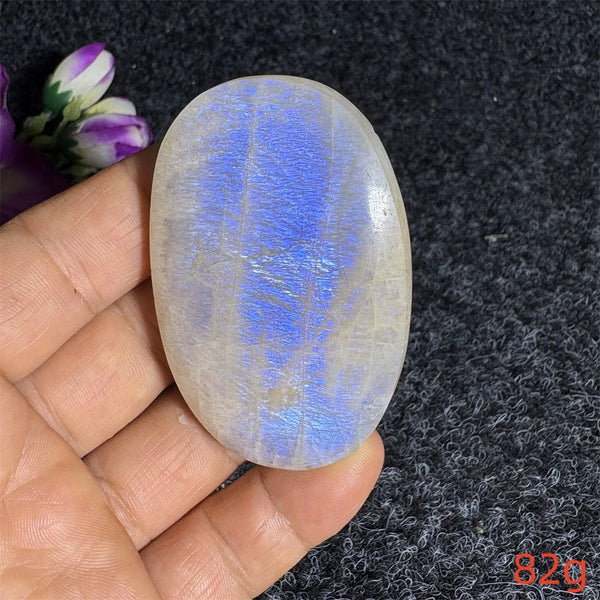 Blue Moonstone Palm Stone-ToShay.org