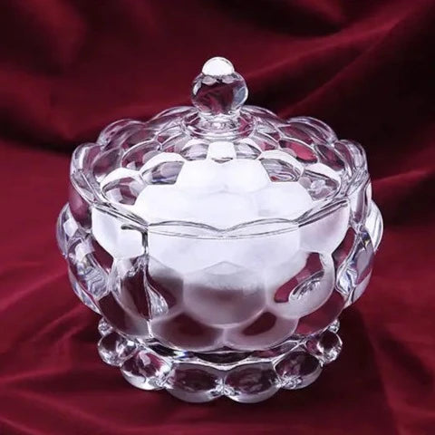 Crystal Glass Candy Jar-ToShay.org