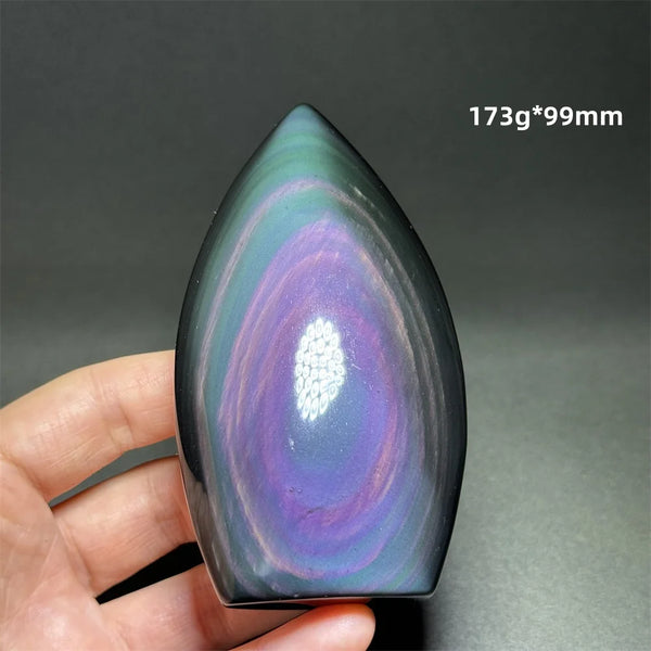 Rainbow Obsidian Torch-ToShay.org