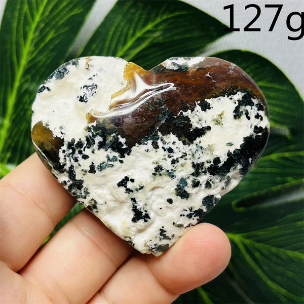 Green Moss Agate Heart-ToShay.org